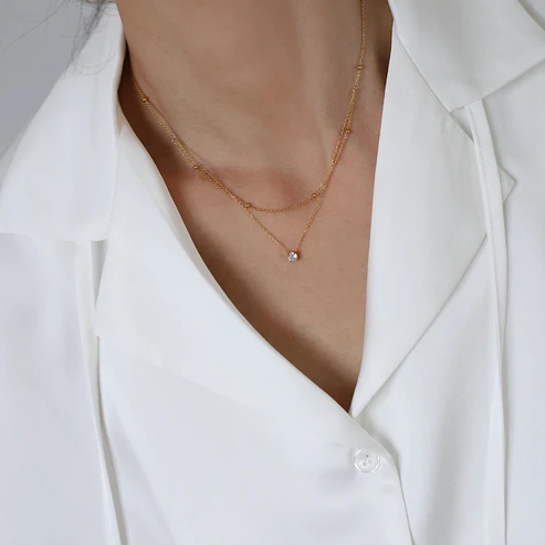 Blinging in Minimalism Necklace