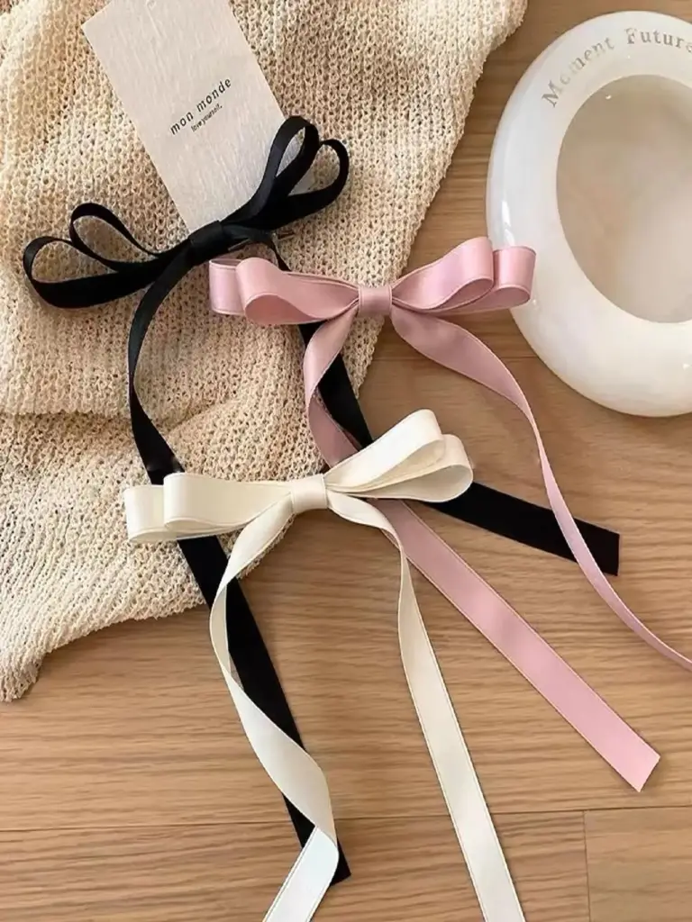 3 pcs kawaii bowclips