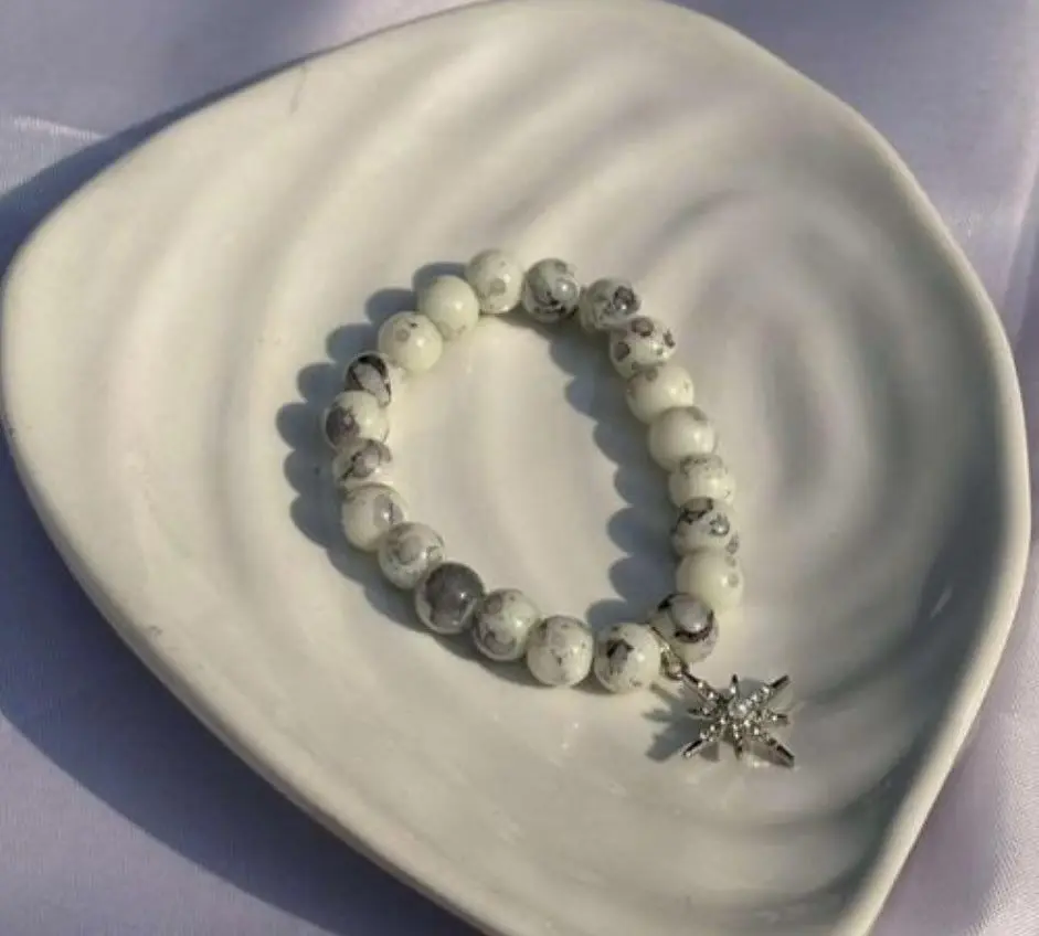 star around with beads