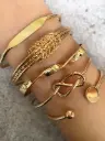 gold plated lightc - pack of 5
