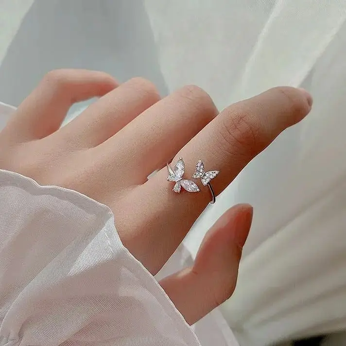 double butterfly ring