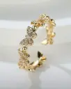 butterfly around ring