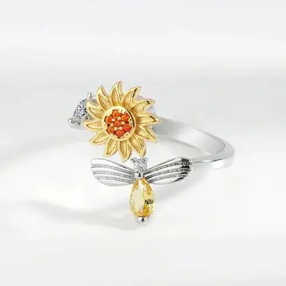 sunflower stackable ring