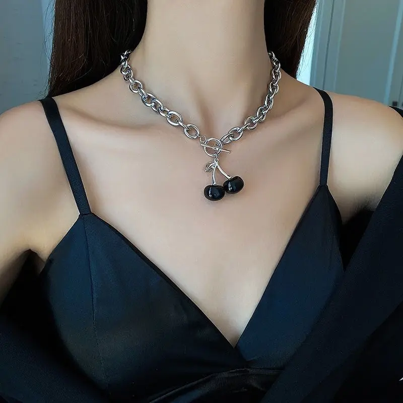 black cherry necklace