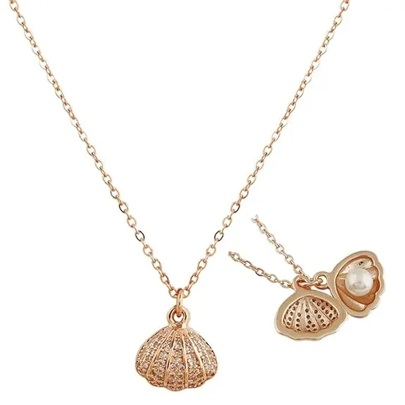 Shell Pearl Necklace