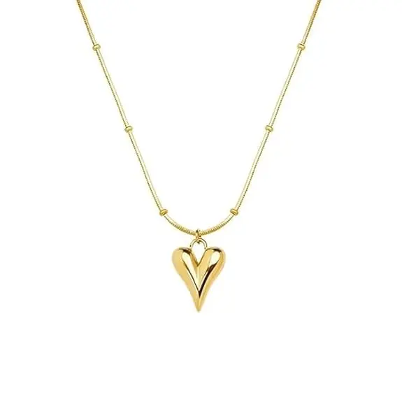 Love anti tarnish gold Neck Chain