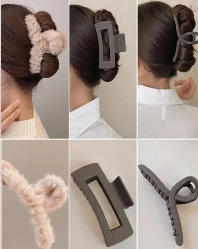 3 pcs hair claw clip