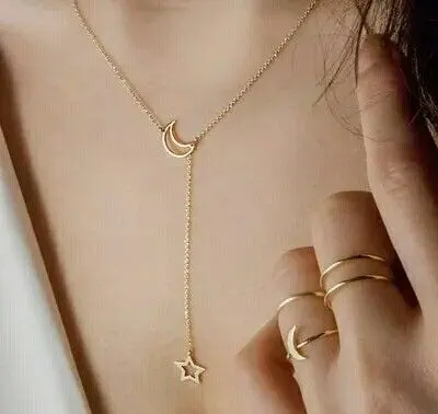 moon & star necklace 