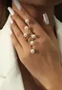 pearls long ring