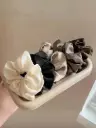 silk satin scrunchies -pack of 5 