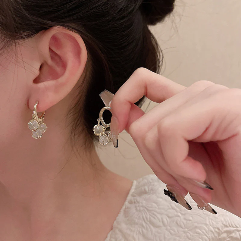 The Pearly Romance Hoop style Earrings